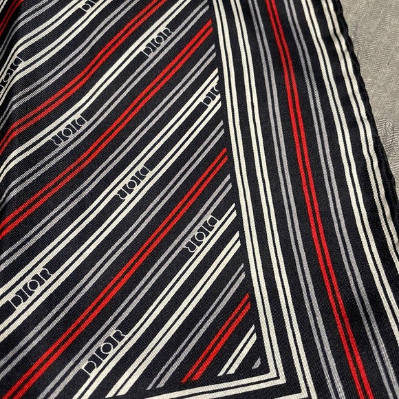 Christian Dior Silk Scarf Handkerchief - Picture 2 of 5